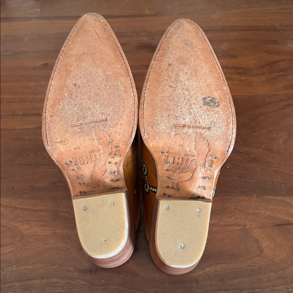 Brother Vellies Colorful Handpainted Eve Doodle Mules - Picture 7 of 13